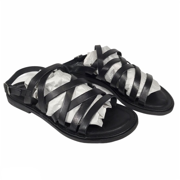 MUSSE & CLOUD KENIA LEATHER SLING FLAT SANDAL NWOT - Picture 10 of 10